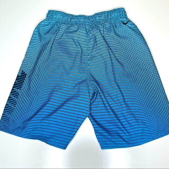 Nike Blue-Green Pattern Sport Shorts - Picture 3 of 3